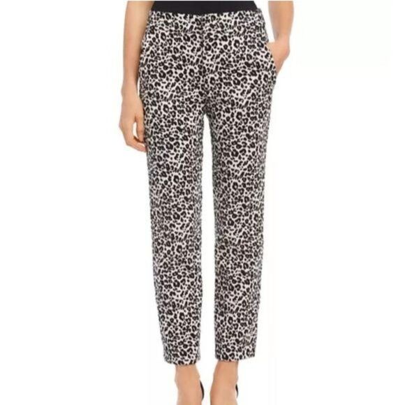 Karen Kane Stretchy Animal Print Pants Women's Size 2 Office Casual Comfortable - Picture 1 of 10
